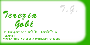 terezia gobl business card